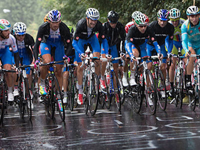 Gabba jackets for the Italian team at the 2013 World Road Race Championships